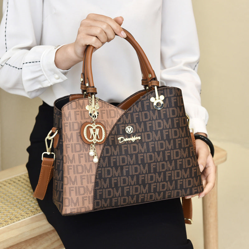 Women PU Leather Crossbody Tote Bag