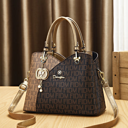 Women PU Leather Crossbody Tote Bag