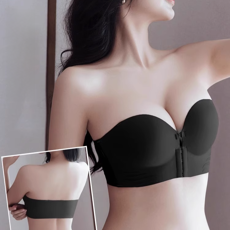 Women Push Up Strapless Bra