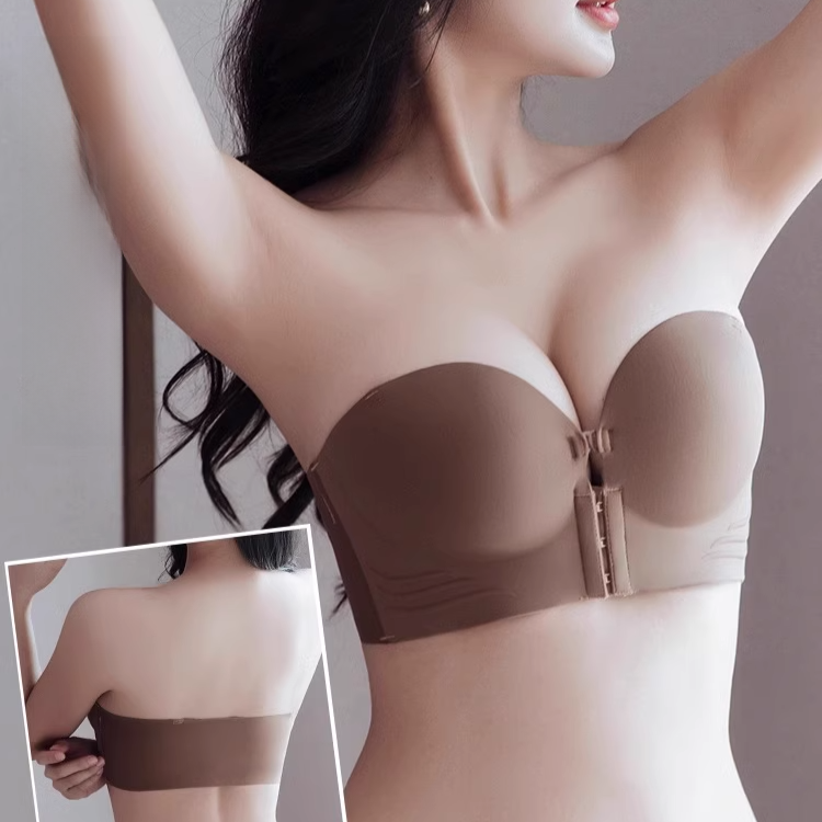 Women Push Up Strapless Bra