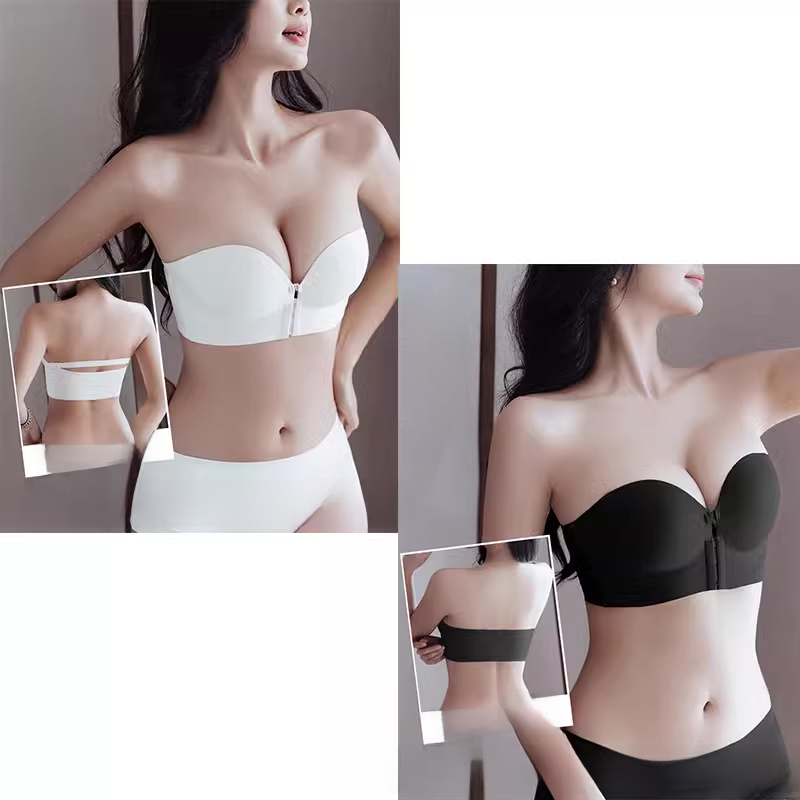 Women Push Up Strapless Bra