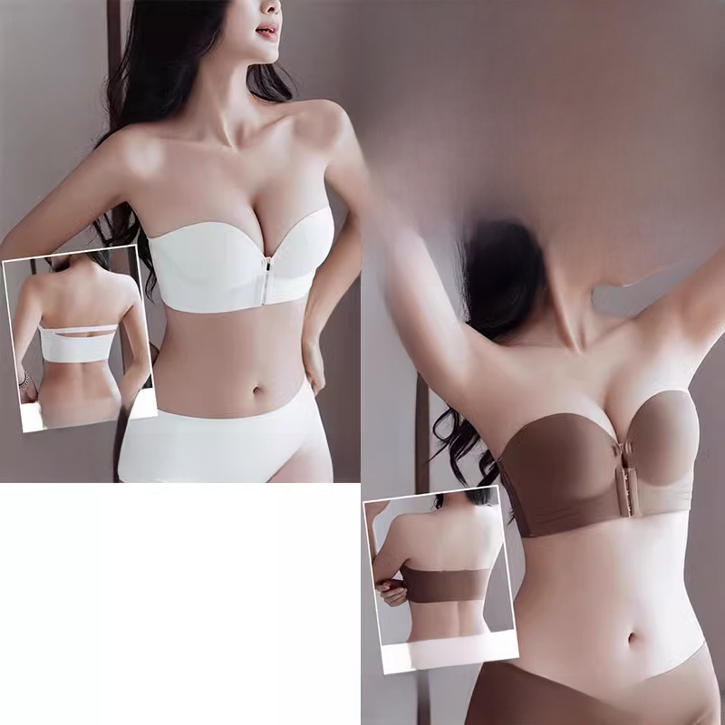 Women Push Up Strapless Bra