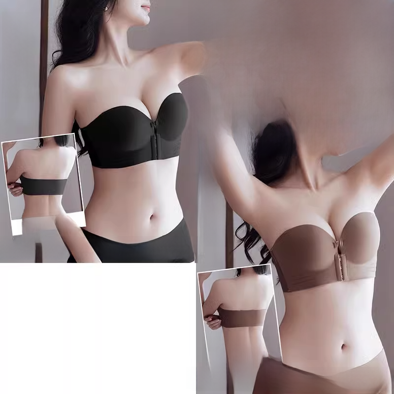 Women Push Up Strapless Bra