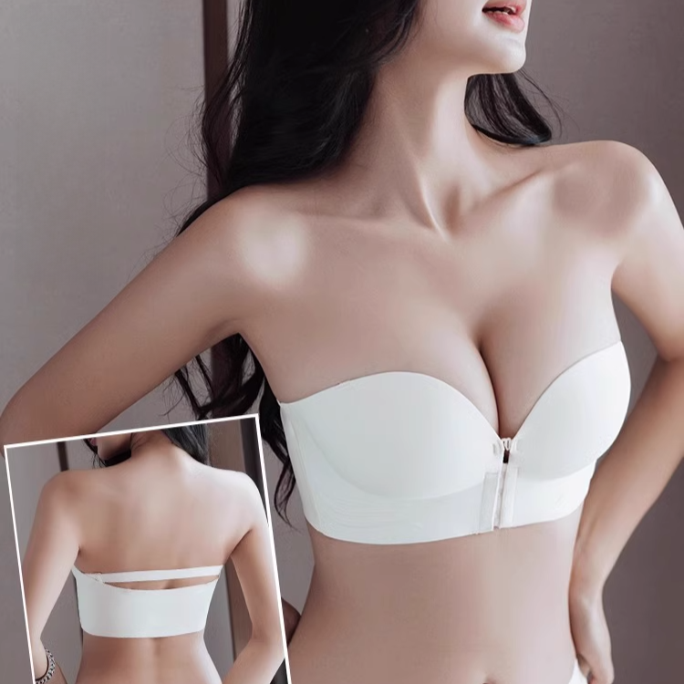 Women Push Up Strapless Bra