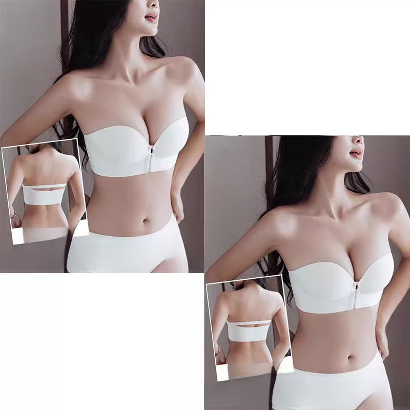 Women Push Up Strapless Bra