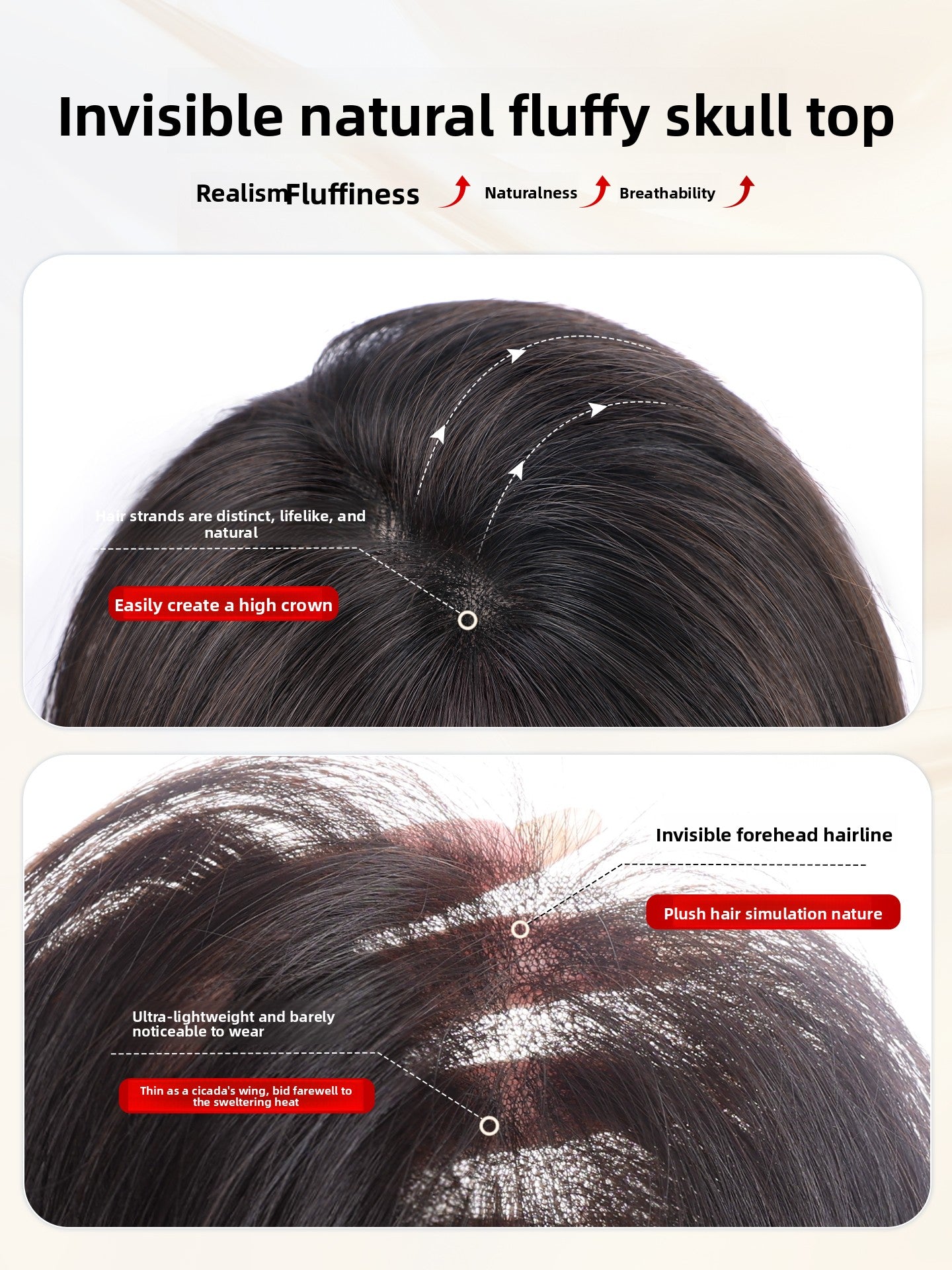 Women Real Human Hair Full Wig