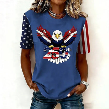 Women's 3D Printed Short Sleeve Shirt