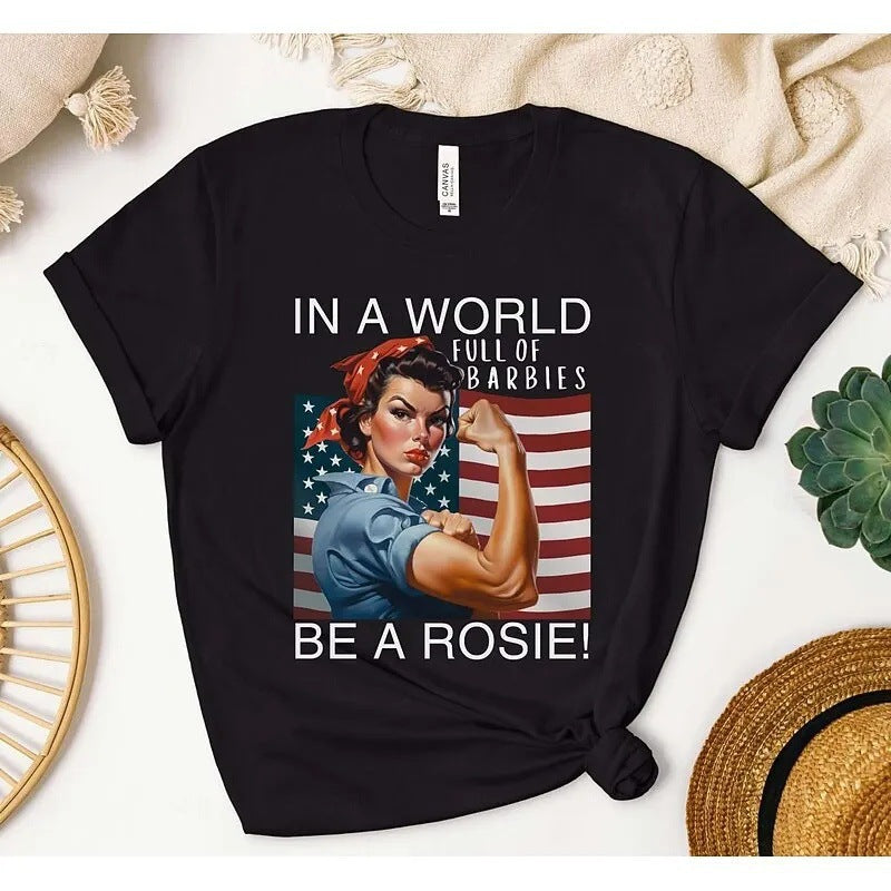 Women's 3D Printed Short Sleeve Shirt