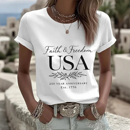 Women's 3D Printed Short Sleeve T-Shirt
