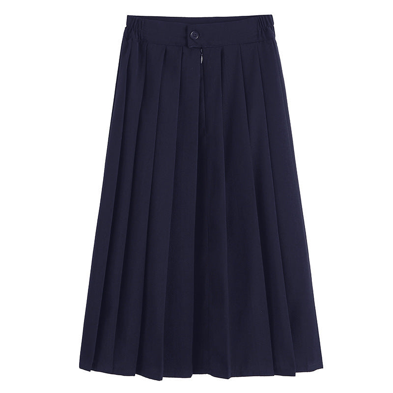 Women's A-line Pleated School Skirt