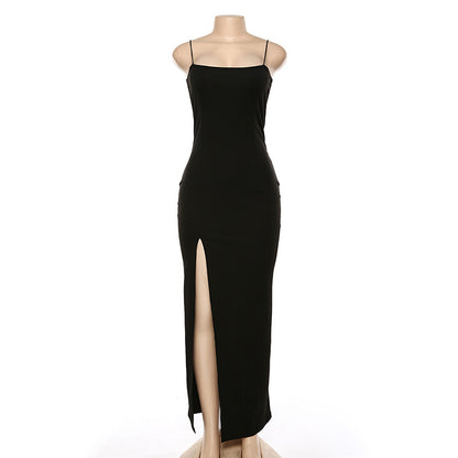 Women's A-line Skirt with Slits