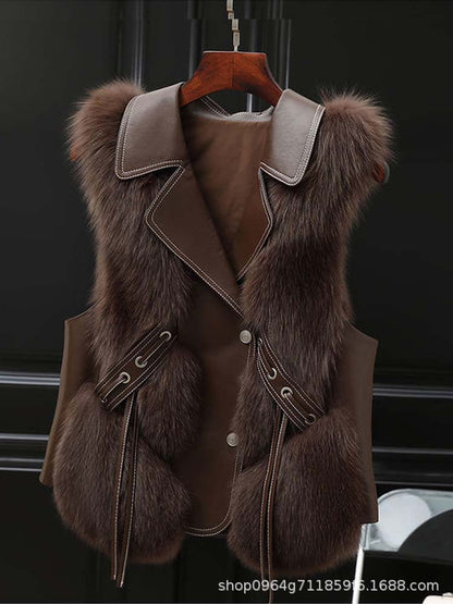 Women's Artificial Fur Vest