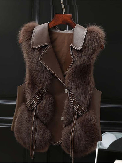 Women's Artificial Fur Vest