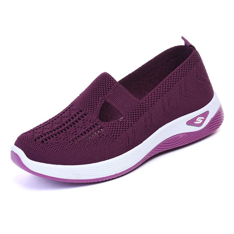 Women's Autumn Breathable Soft-Soled Shoes for Middle-Aged and Elderly Mothers