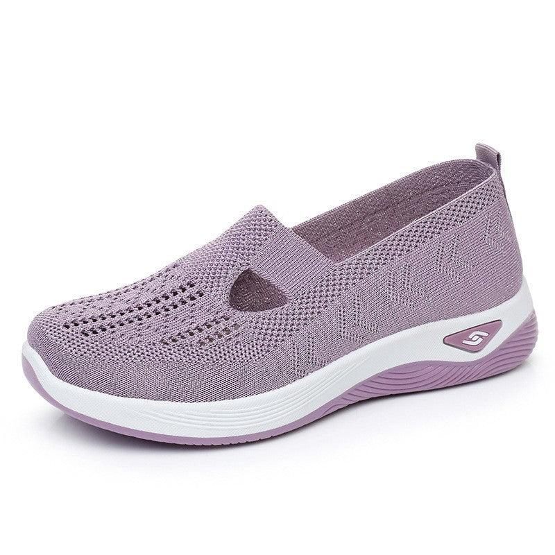 Women's Autumn Breathable Soft-Soled Shoes for Middle-Aged and Elderly Mothers