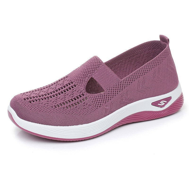 Women's Autumn Breathable Soft-Soled Shoes for Middle-Aged and Elderly Mothers