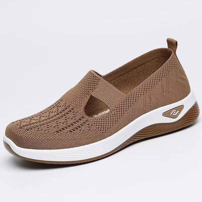 Women's Autumn Breathable Soft-Soled Shoes for Middle-Aged and Elderly Mothers