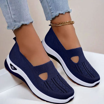 Women's Autumn Breathable Soft-Soled Shoes for Middle-Aged and Elderly Mothers
