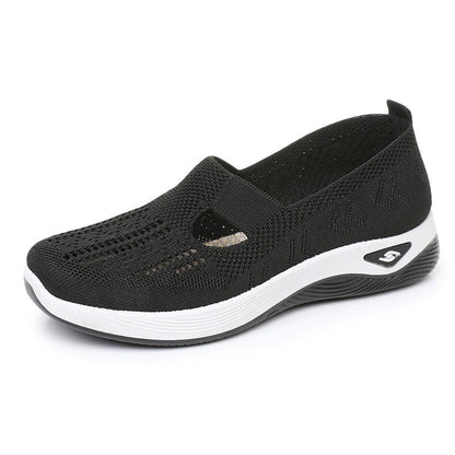 Women's Autumn Breathable Soft-Soled Shoes for Middle-Aged and Elderly Mothers