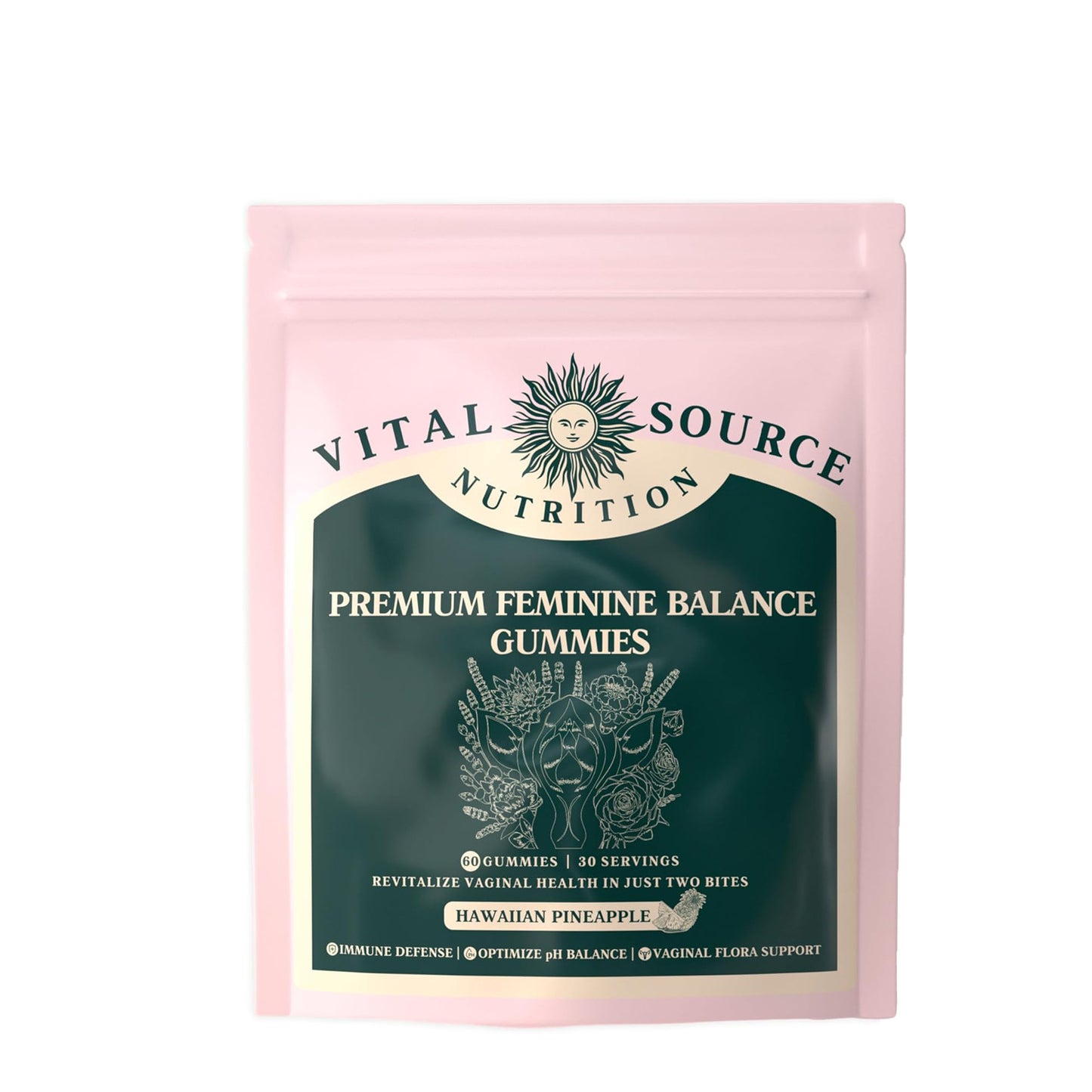 Women's balanced gummy candies