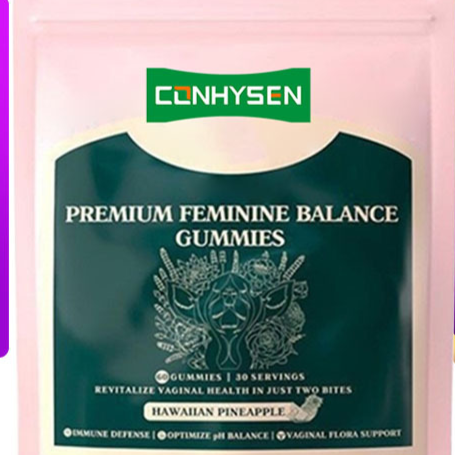 Women's balanced gummy candies