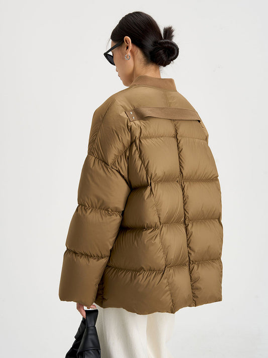 Women's Baseball Collar Down Jacket