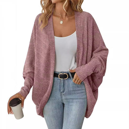 Women's Bat Sleeve Knitted Cardigan