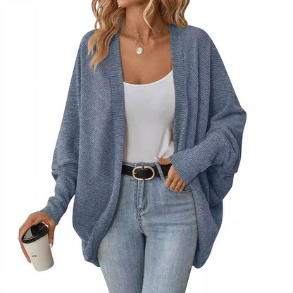 Women's Bat Sleeve Knitted Cardigan