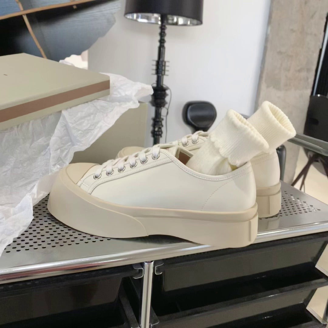 Women's Big Head Lace-Up Sneakers