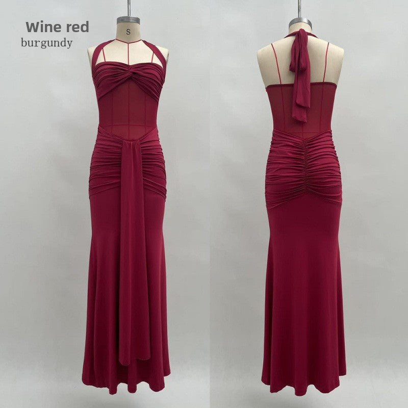 Women's Bodycon Backless Long Dress