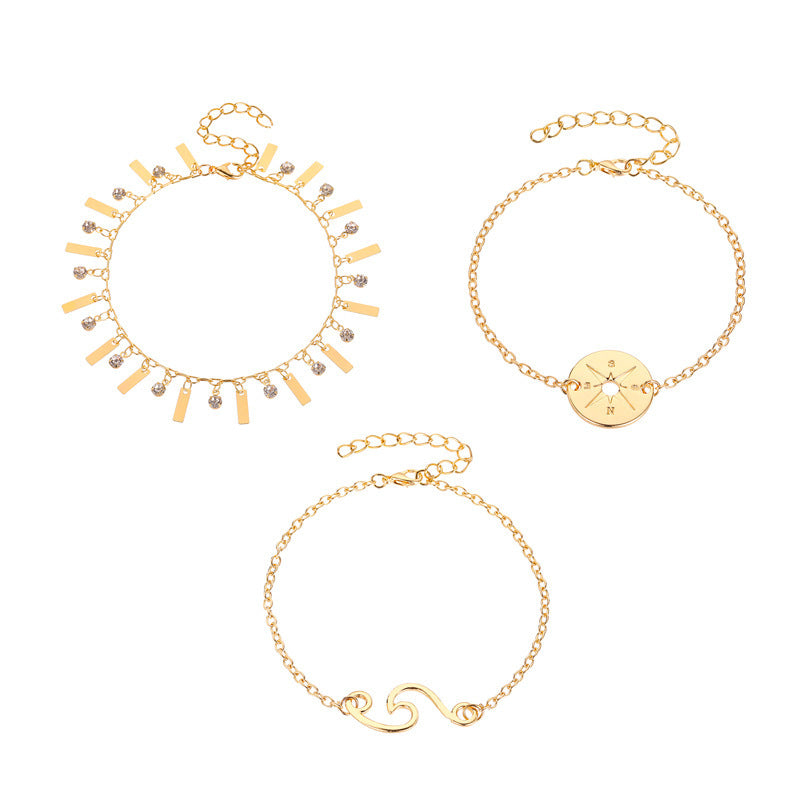 Women's Bohemian 8-Shaped Heart Alloy Bracelet