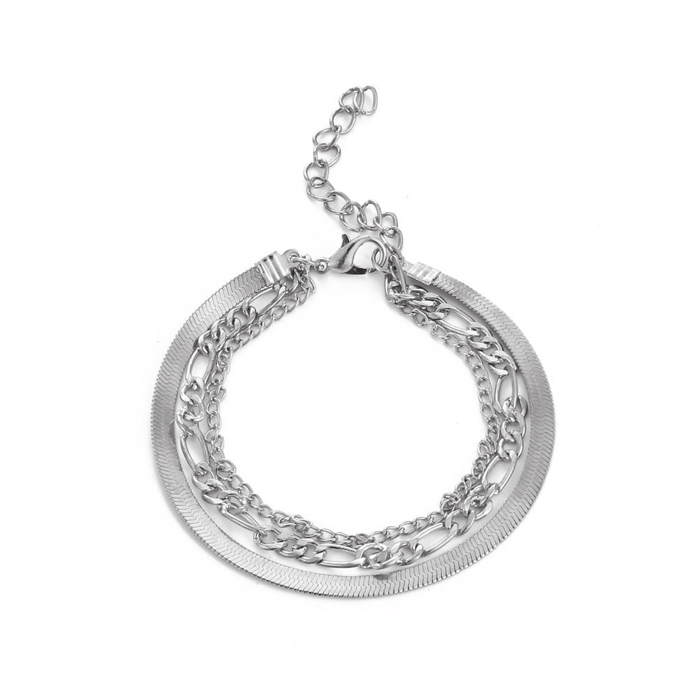 Women's Bohemian 8-Shaped Heart Alloy Bracelet