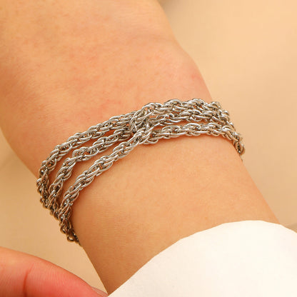 Women's Bohemian 8-Shaped Heart Alloy Bracelet