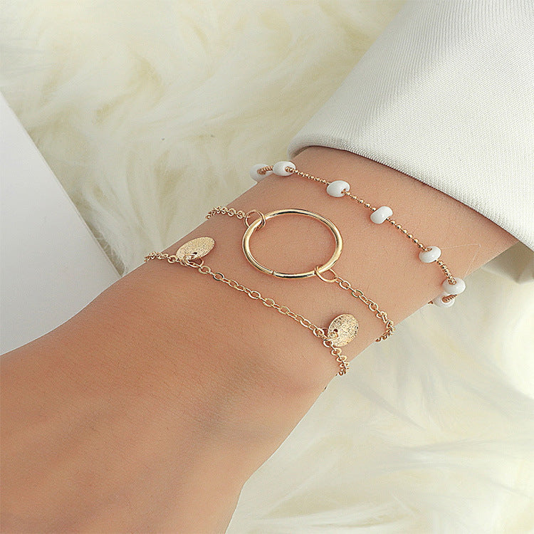 Women's Bohemian 8-Shaped Heart Alloy Bracelet