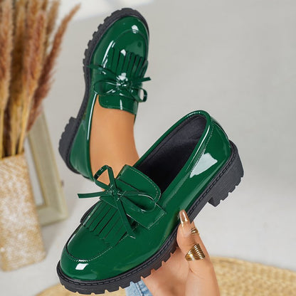 Women's Bow Detail Loafers Casual Shoes