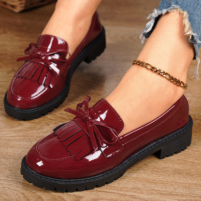 Women's Bow Detail Loafers Casual Shoes