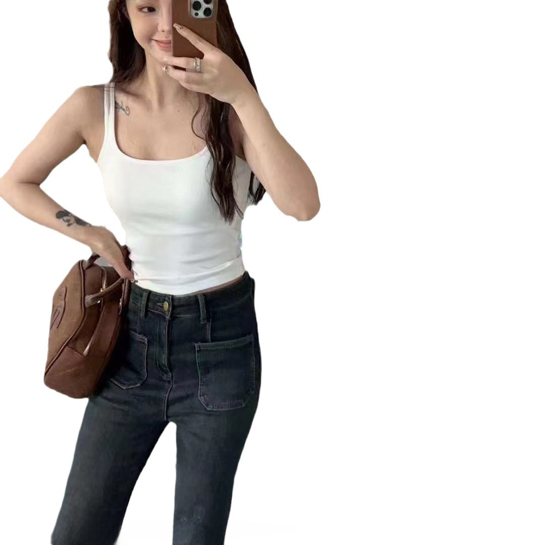 Women's Breathable Camisole with Chest Pad