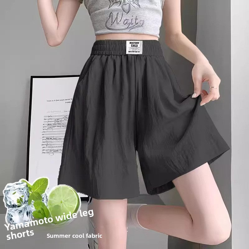 Women's Breathable Wide-Leg Capri Pants