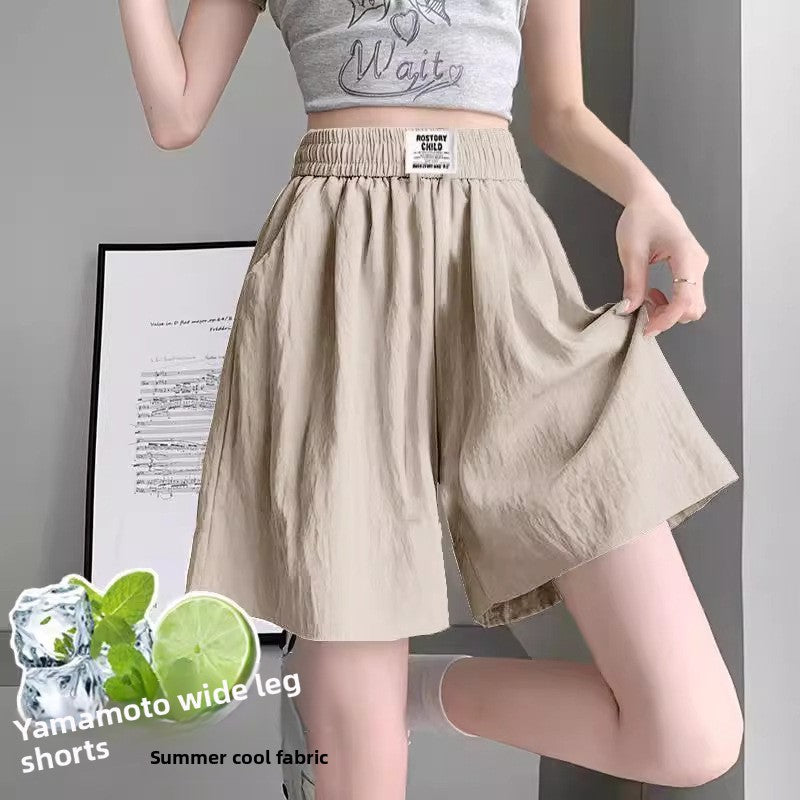 Women's Breathable Wide-Leg Capri Pants