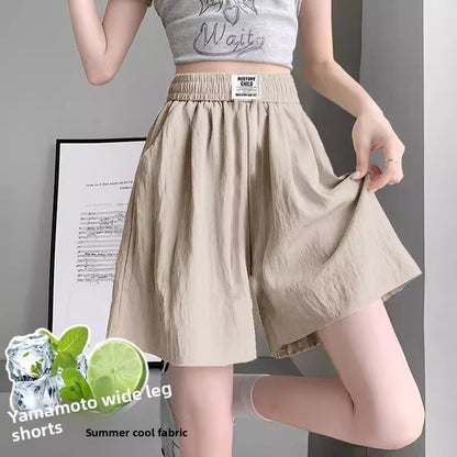 Women's Breathable Wide-Leg Capri Pants