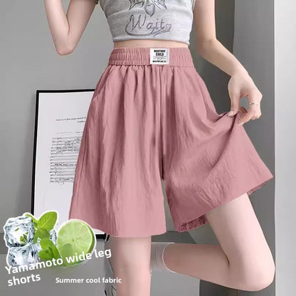 Women's Breathable Wide-Leg Capri Pants