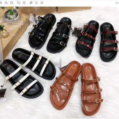 Women's Buckle Strap Platform Sandals