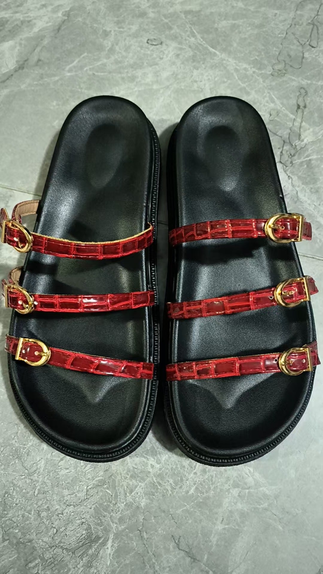 Women's Buckle Strap Platform Sandals