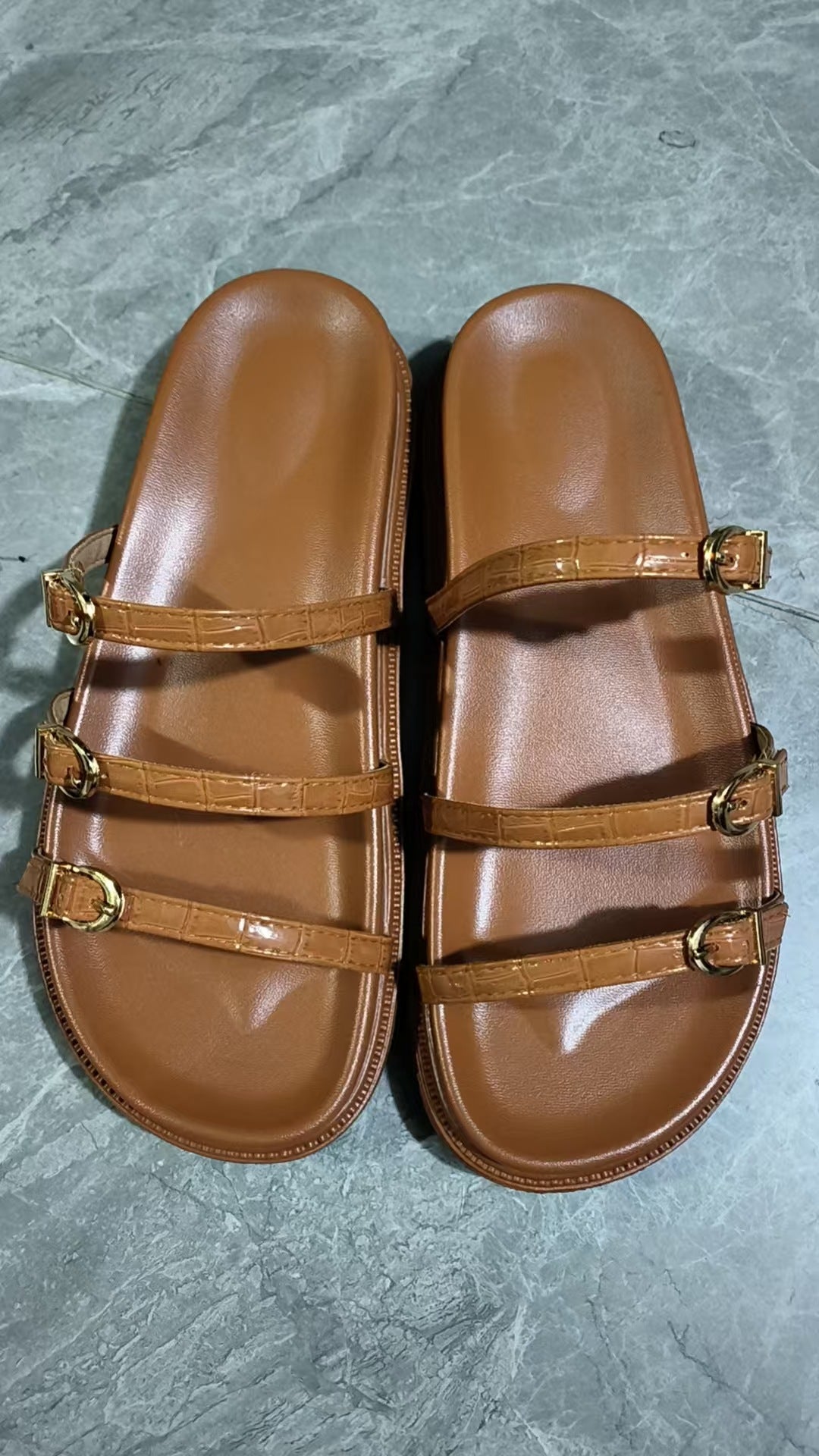 Women's Buckle Strap Platform Sandals