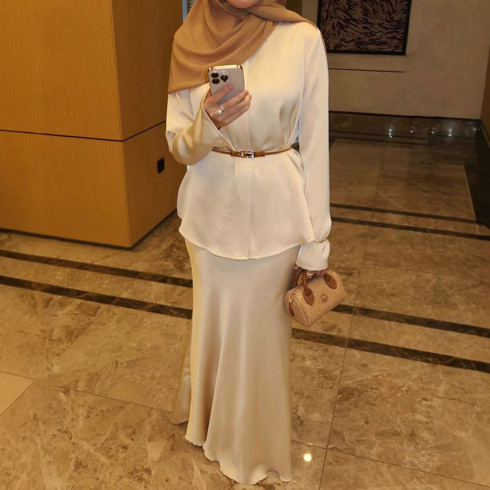 Women's Button Front Jacket and Skirt Set