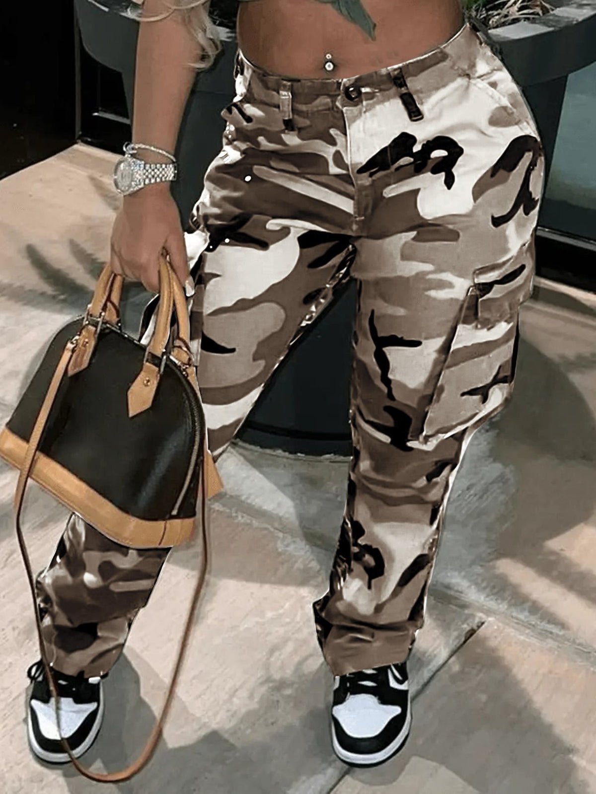 Women's Camouflage Cargo Pants