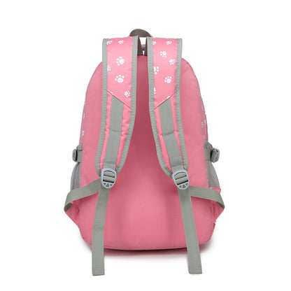Women's Candy Color Backpack with Laptop Compartment