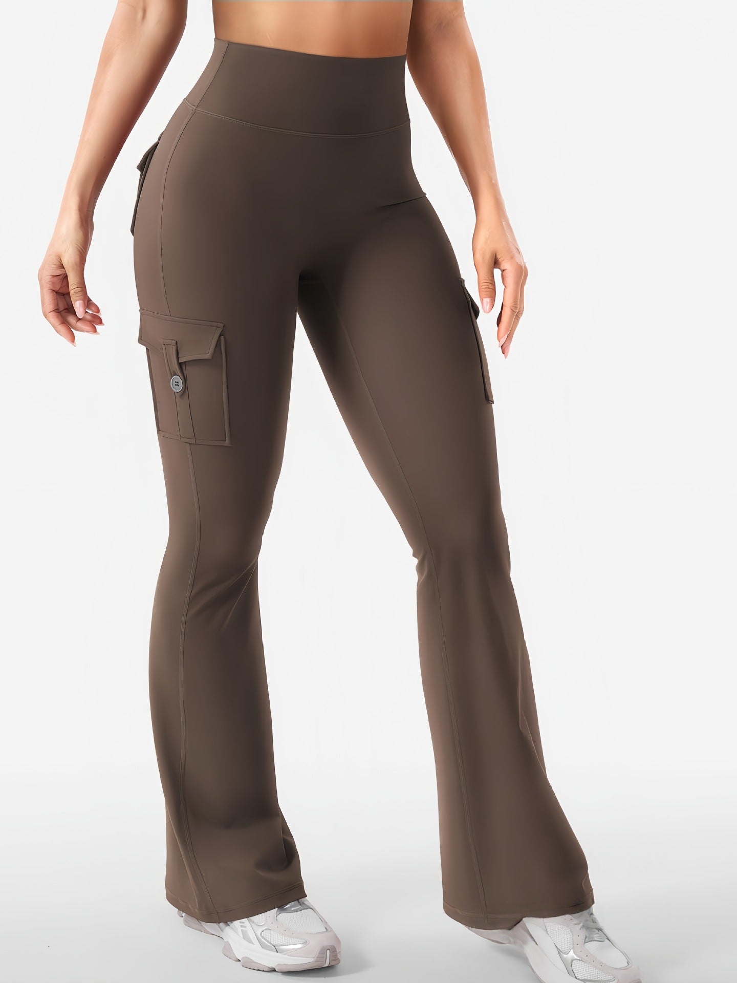 Women's Cargo Pocket Flared Yoga Pants