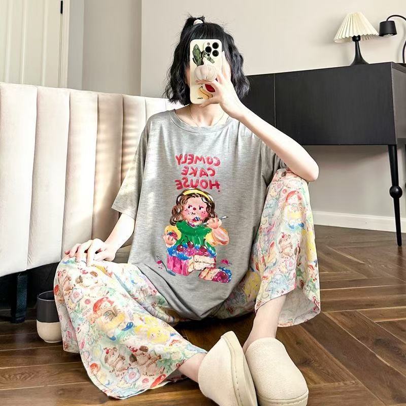 Women's Cartoon Print Pajama