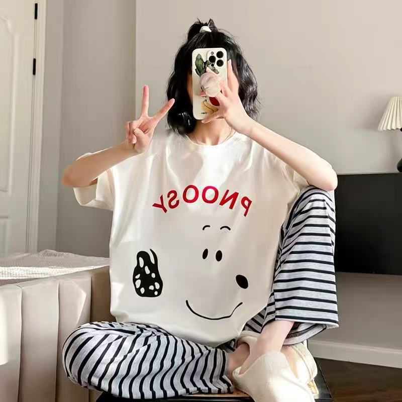 Women's Cartoon Print Pajama
